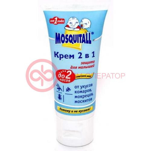 Москитол защита д/малышей крем от комаров 2в1 30мл. [mosquital]